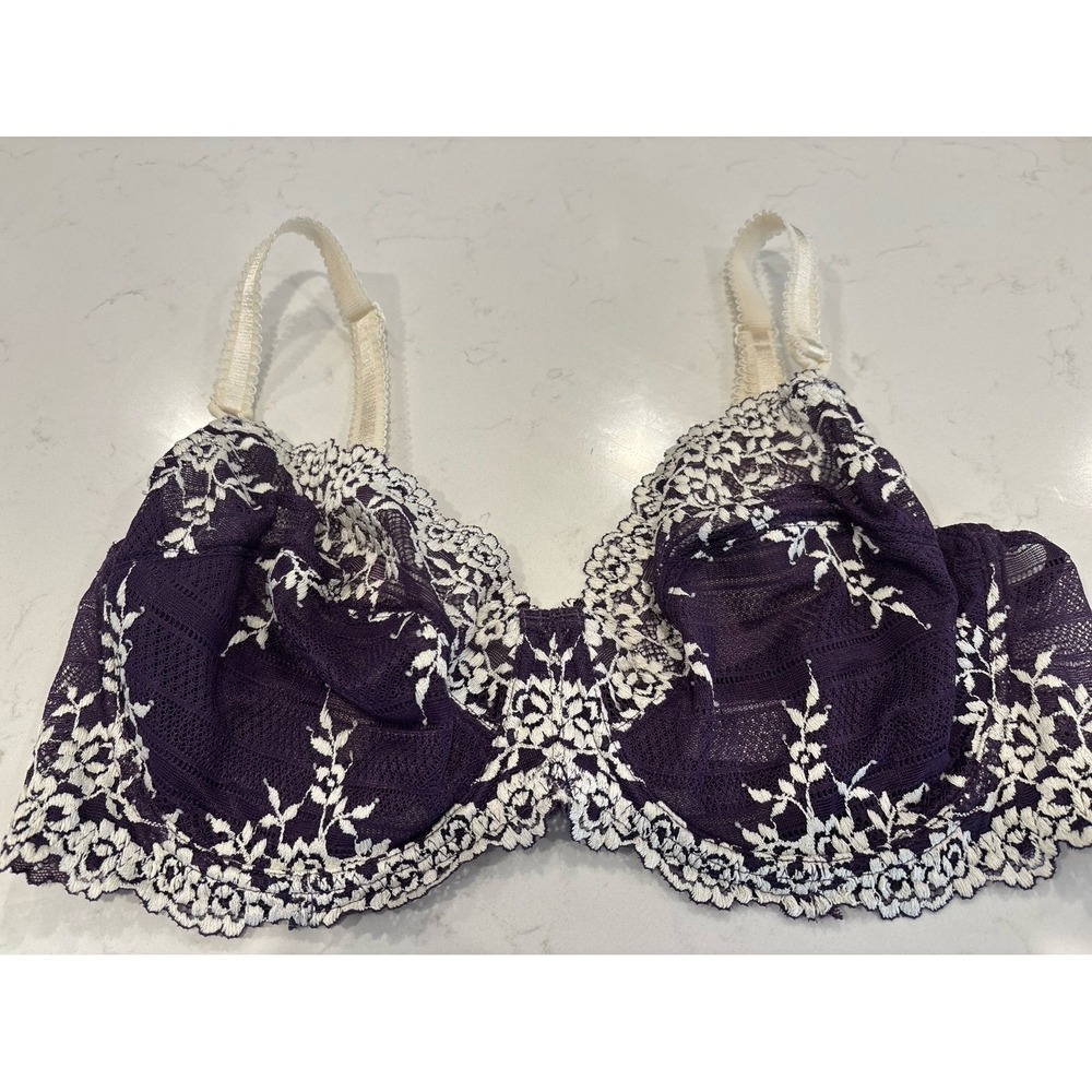 Wacoal Embrace Lace Underwired Bra In Purple 65191